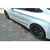 Накладки сплиттеры на пороги на Mercedes C W205 Coupe 63 AMG